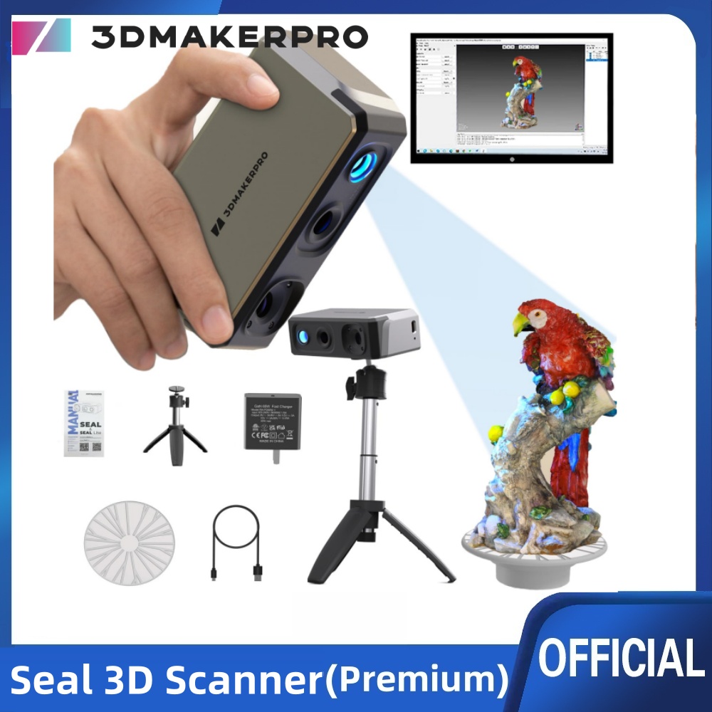 シール（プレミアム）3Dプリント用3Dスキャナー ターンテーブル付き