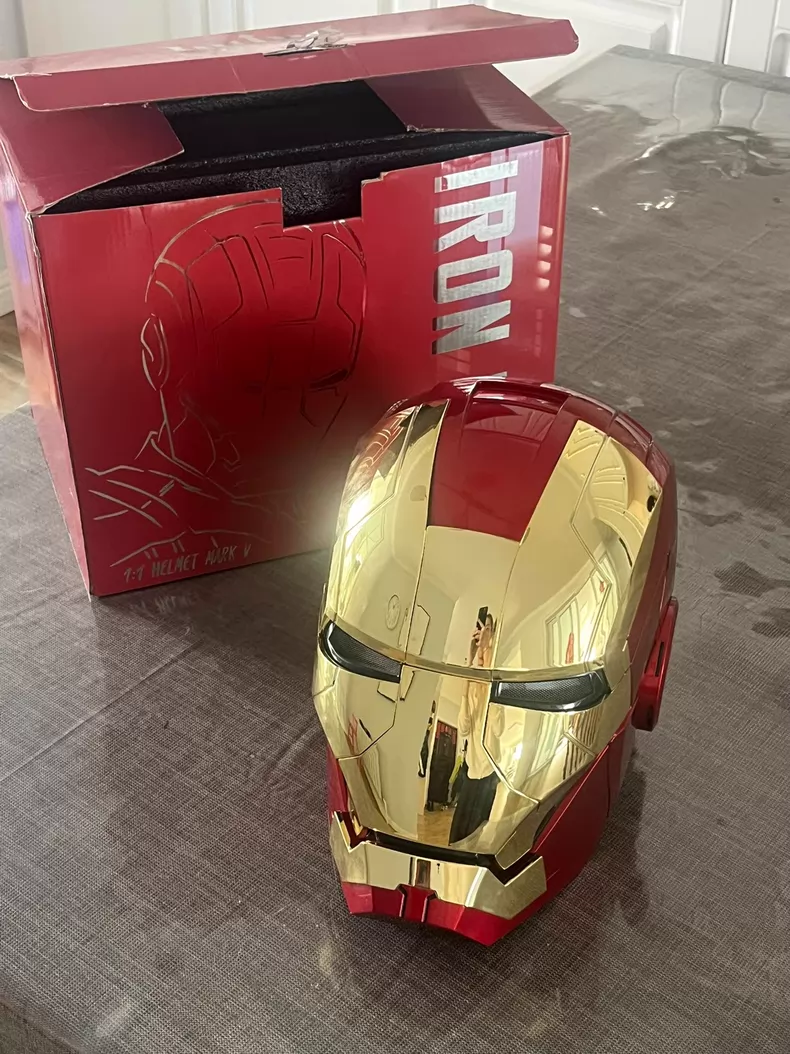 新しい Mk17mk50 Mk5 ヘルメット電動音声制御リモコンインタラクティブ変形可能な開閉グッズ装飾品