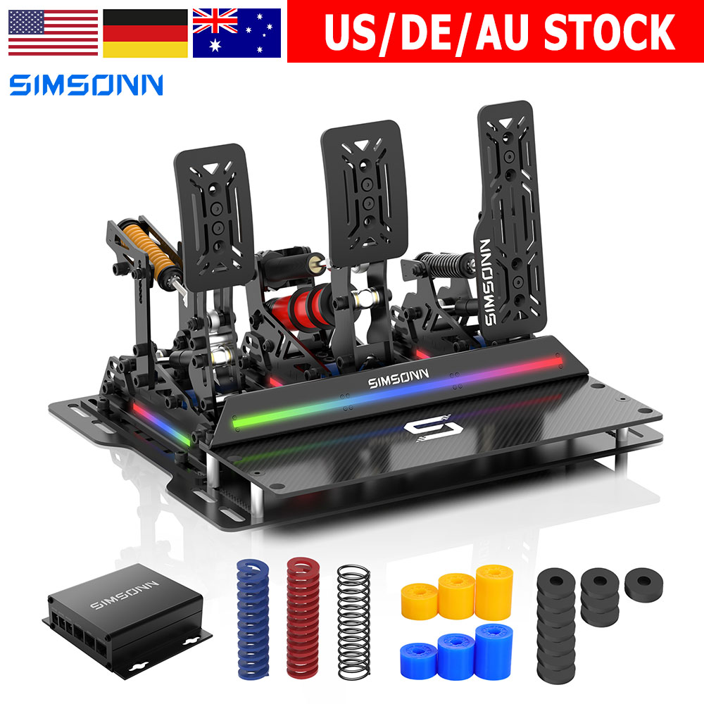 SIMSONN PRO X ウルトラ Sim レーシングペダル圧力センサーペダルサポート VAM/VAM RPO 振動モーター PC レーシングシミュレーターペダル