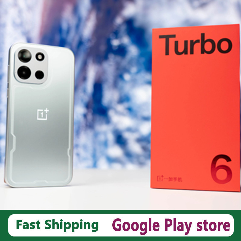 In Stock Oneplus Turbo 6 Smart Phone Snapdragon 8S Gen 4 OTA 6.78" AMOLED 165HZ 50.0MP Camera 9000mAh Battery 80W Charge IP69