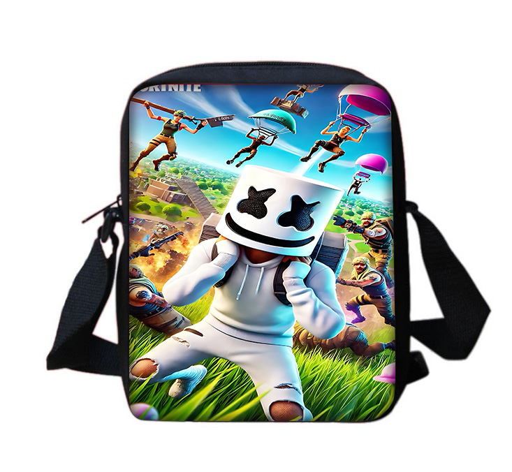 ホットゲームボーイガールズプリントショルダーメッセンジャーバッグ Design-F-FortniteS 子供カジュアルハンドバッグ男性女性電話バッグショッピングバッグ