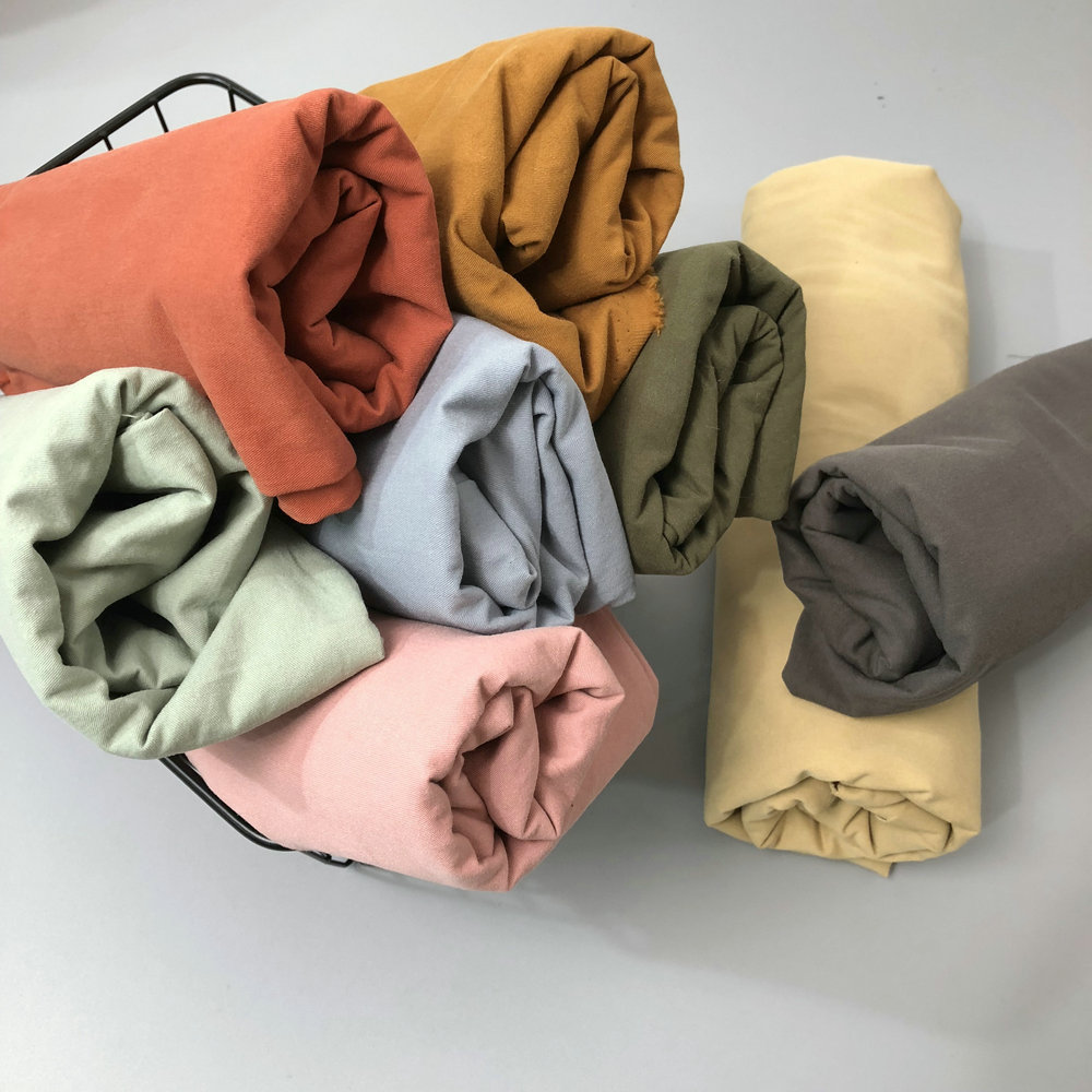 50 × 160 センチメートル固体綿厚手の生地ファッション衣類 DIY パッチワーク手縫い