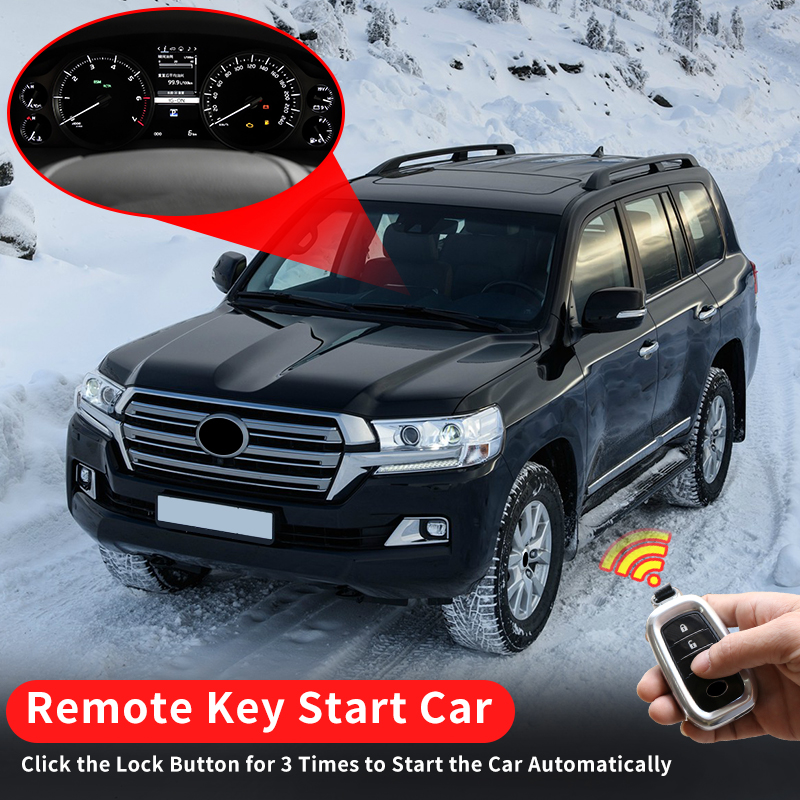 Remote Key Starter,For Toyota Land Cruiser 200 2016-2021 2020 2019 Interior Upgraded Modification accessories,body kit LC200