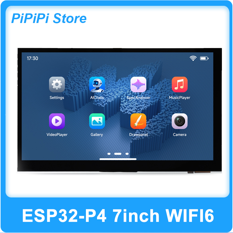 ESP32-P4 WIFI6 7 インチタッチディスプレイ画面開発ボード 1024×600 ピクセル ESP32-C6 BLE5.0 32MB PSRAM ディープシーク AI