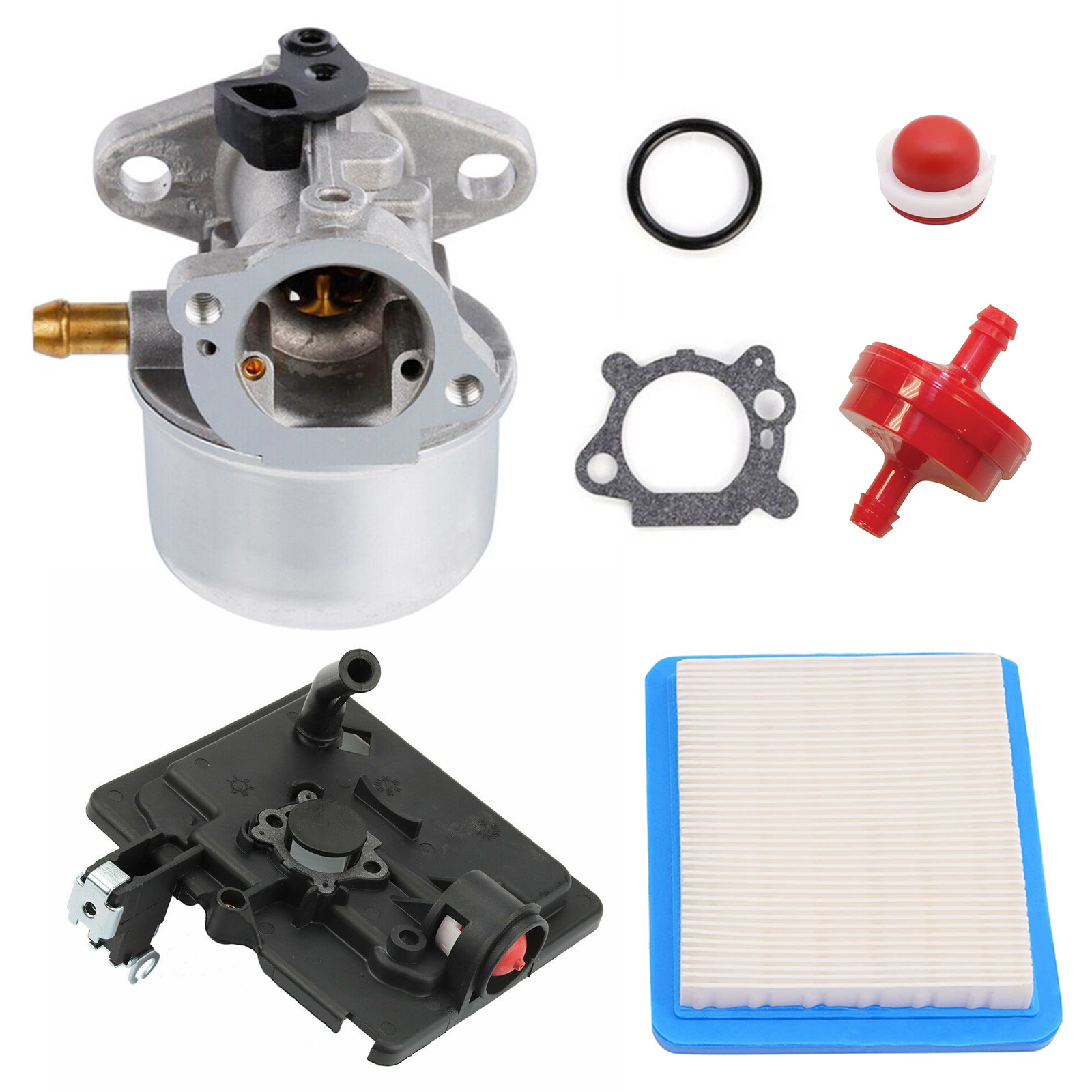 498170 キャブレター 795259 エアクリーナープライマーベース 699056 790849 スプリングキット 122000 モデル 4 HP -7 HP エンジン用 (チョークなし)