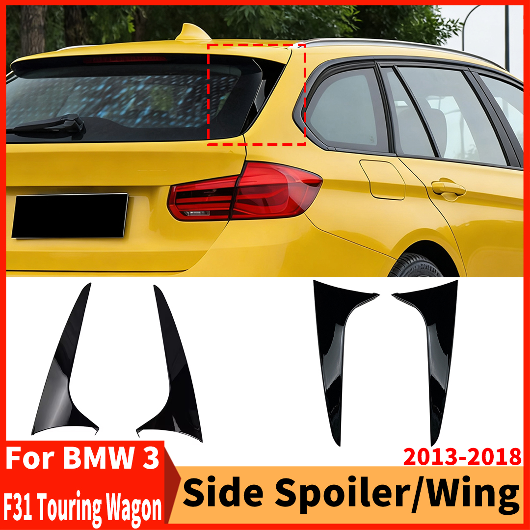 スポーツリアサイドスポイラートランクウイング BMW 3 シリーズ F31 ツーリングワゴン 2013-2018 ブーツテールエアディフレクターチューニングアクセサリー