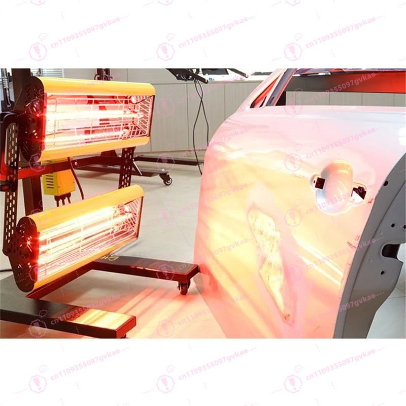 2600 ワット 220 V 110 V 短波赤外線ペイント乾燥機温度制御タイマー車体修理ペイントベーキングランプ加熱ライト