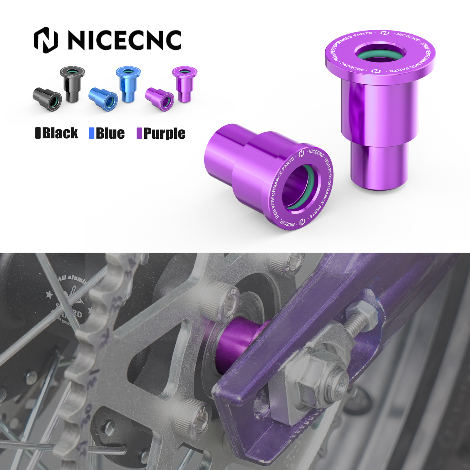 NICECNC サーロンライトビー X/S/L1E セグウェイ X160 X260 サーロンライトビー X ライトビー S リアホイールスペーサーハブカラー O リング
