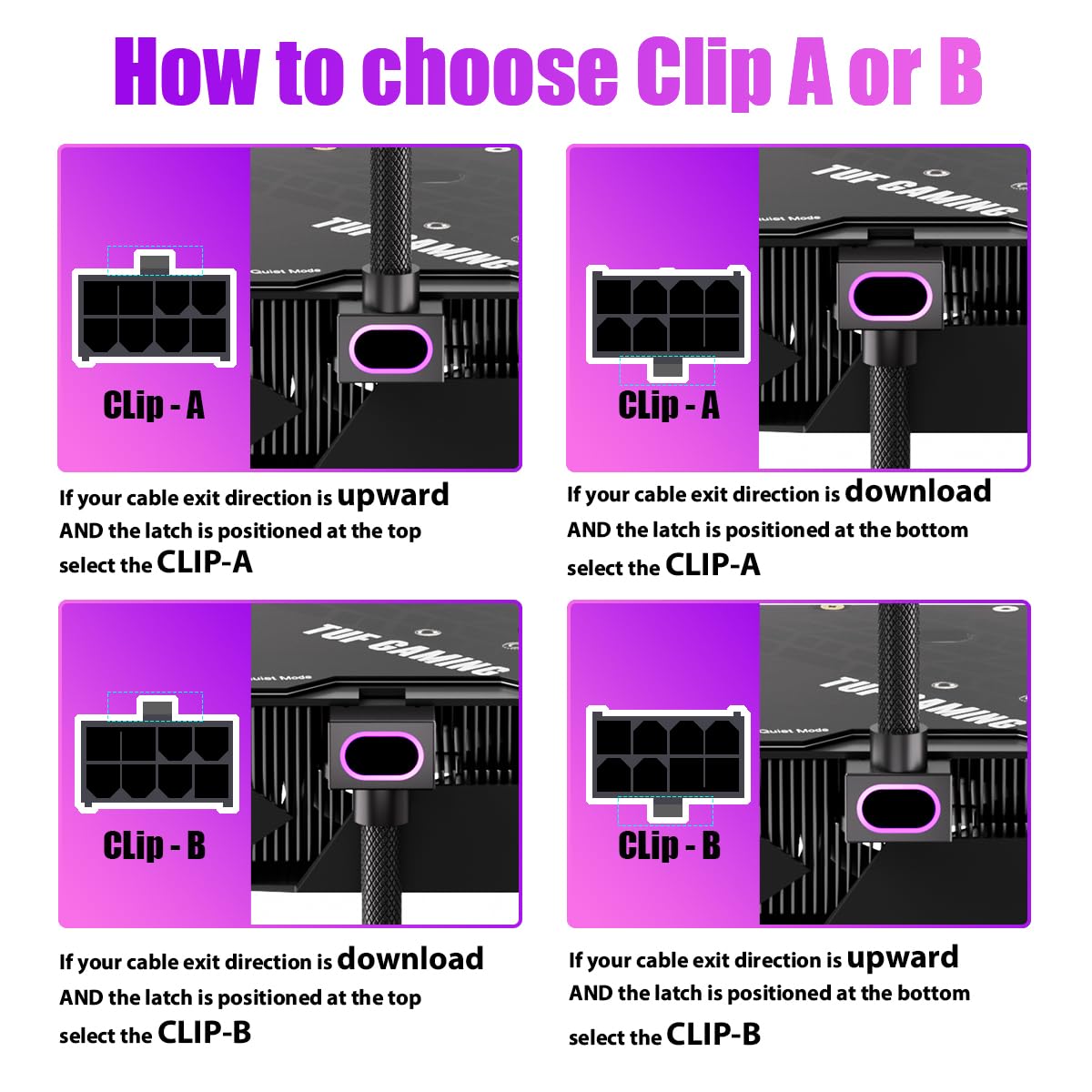 AIJS 8PIN GPU 延長ケーブル (ARGB Aura Sync 付き)、グラフィックス カード接続 1 線専用設計、コンピューター電源ケーブル