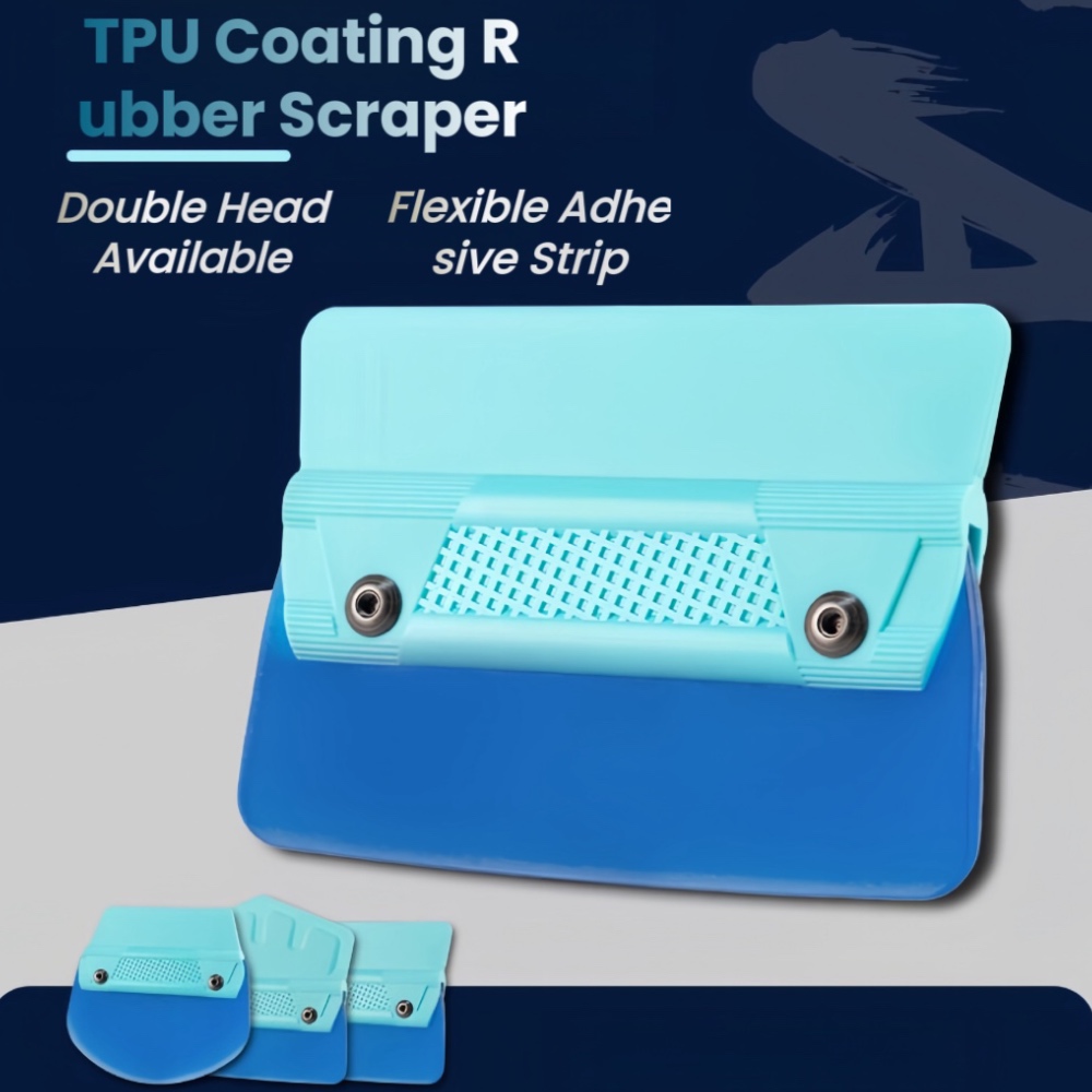 車のシリコーンスキージソフト TPU スクレーパービニールへらカーラッピング PPF ペイント保護フィルムインストールウィンドウ着色ツール