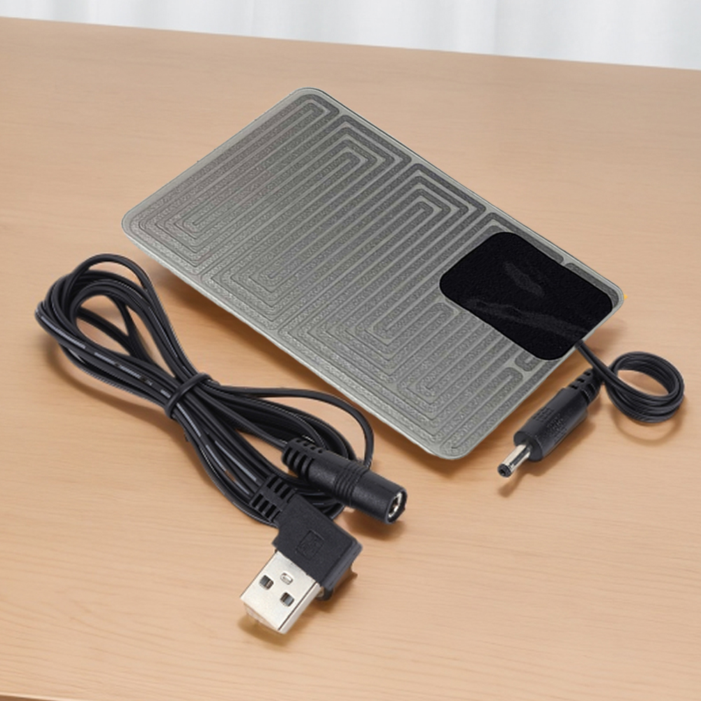 USB 5V 電熱パッド USB 発熱体フィルムヒータープラグアンドプレイウォームプレートヒーターシート電話ハンドウォーマー