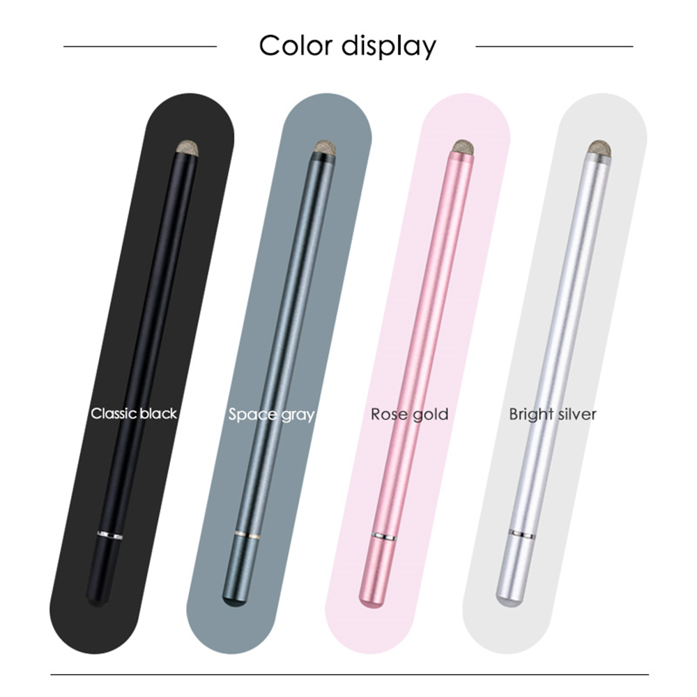 ユニバーサル 2 in 1 スタイラス描画タブレットペン容量性スクリーンタッチペン携帯 Android 電話用スマート鉛筆アクセサリー
