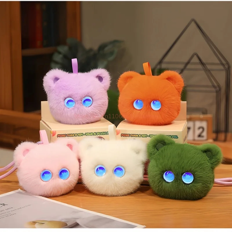 本物の AI エルフ猫スマートおもちゃ音声対話感情的なコンパニオン電子ペットペンダントインタラクティブトーキングおもちゃギフト