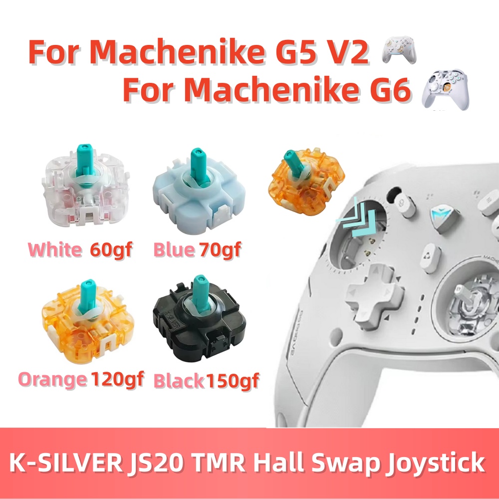 2 個 TMR Machenike メカニックホールスワップジョイスティック JS20 複数の触覚オプション互換性 G6pro G5pro V2 ゲームコントローラ Jh20