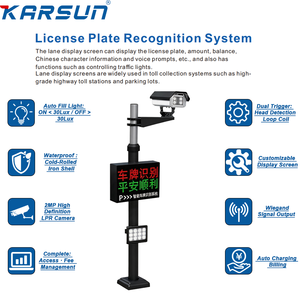 Karsun カスタム 2MP スマート LPR カメラ。ANPR 機能を内蔵し、4G 対応オプションあり。PoE/DC12V/AC24V 対応、30fps MJPEG 対応。ショッピングモールや住宅用駐車場に適しています。