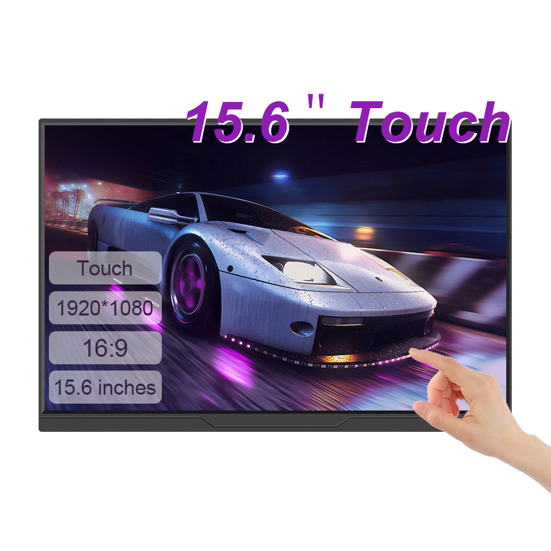 LANLIPU 15.6 インチタッチポータブルモニター 1080P セカンドトラベルゲームコンピュータディスプレイ PC ラップトップ携帯電話スイッチ PS4 PS5 Xbox