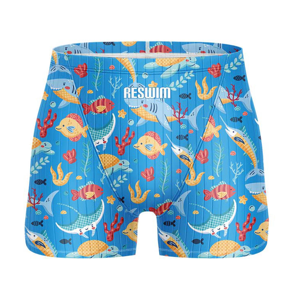 夏メンズスイムショートジャマー水着魚水泳パンツビーチタイツショーツアスレチックトレーニング水着スポーツサーフィンパンツ