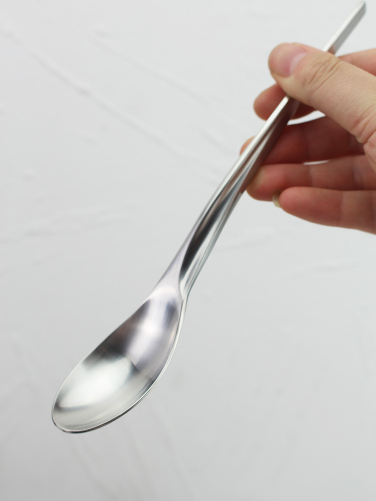 ロングハンドル 304 ステンレス鋼スープスプーンメインコース大人の高級食器業務用手作り中華レストラン用品