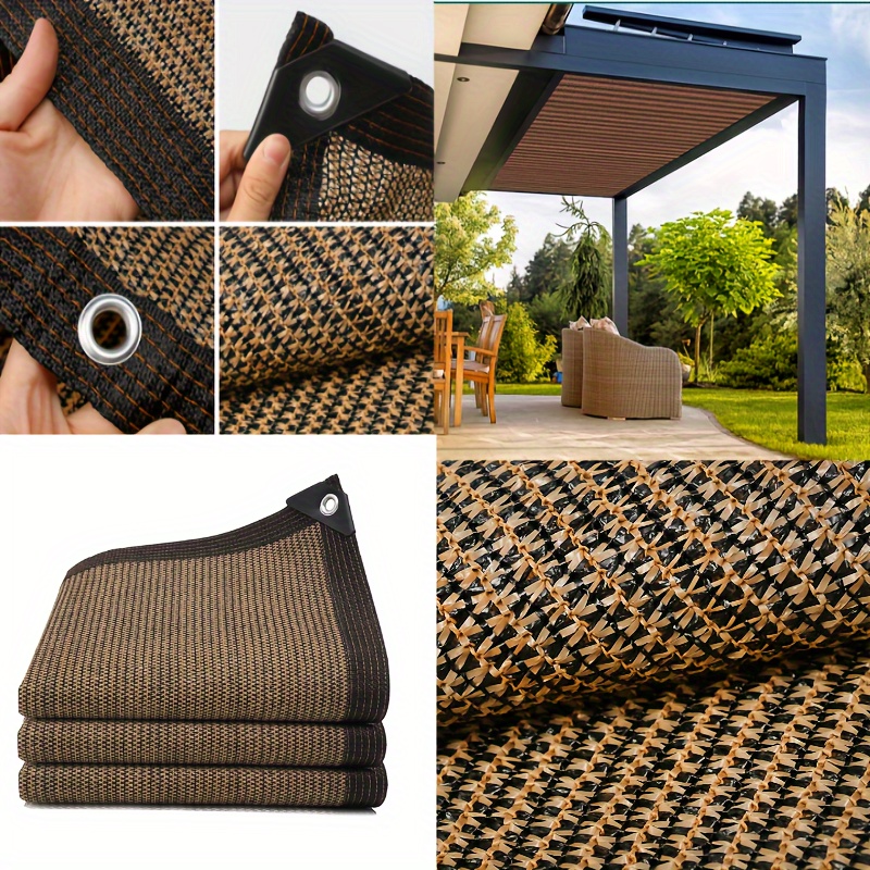 Backyard Shade Net - Ultra Dense, Durable & Multiple Sizes, Shade Net/Privacy Fence/Plant Shade Cloth, Suitable for Patios, Gree