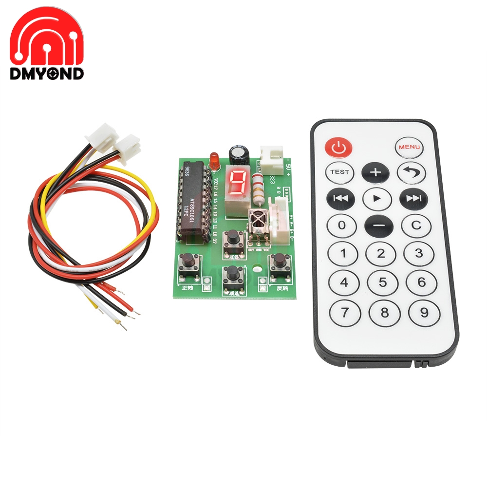 DC 5V ステッピング モーター コントローラー リモコン付き ステッピング モーター 可変速レギュレーター カード ドライバー モジュール 2 相 4 線式