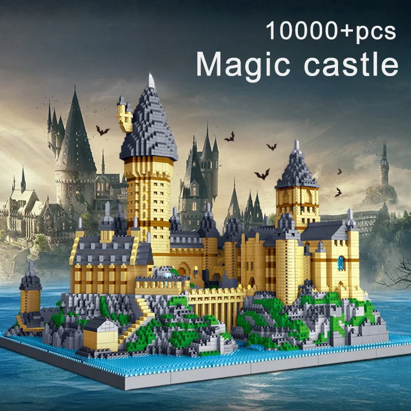教育 DIY マジックキャッスル構築セット中世建築クリエイティブテクニカル MOC アセンブリレンガギフト子供大人ホリデー