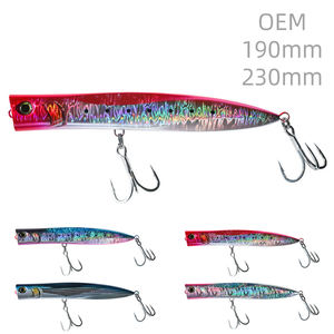 高品質な190mm・230mmのハードルアー、60gのペンシル型イカルアーを卸売り。淡水魚、マリンフィッシュ、スズキ、コイ、バスに適しています。