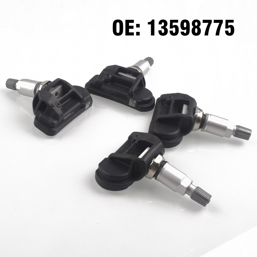 4 個車のタイヤ空気圧モニターセンサー TPMS 13598775 オペルアダムアストラ J カスケーダ記章ザフィーラツアラーボクソール