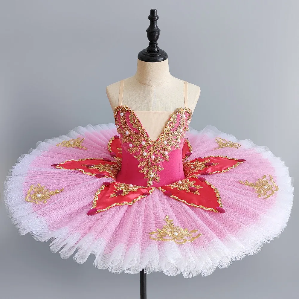 プリンセスパフォーマンス妖精チュチュ子供服バレエレオタード女の子のためのドレスステージ衣装ダンスウェア夏子供服