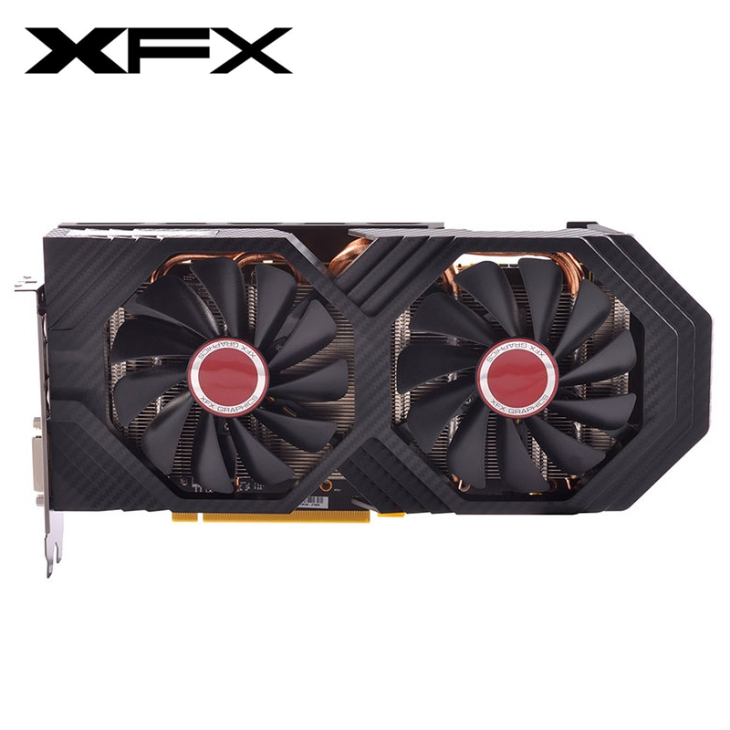 XFX RX580 8GB グラフィックカード AMD Radeon RX580 8GB 2304SP ビデオスクリーンカード GPU デスクトップコンピュータマップ HDMI ビデオカード マイニング 中古