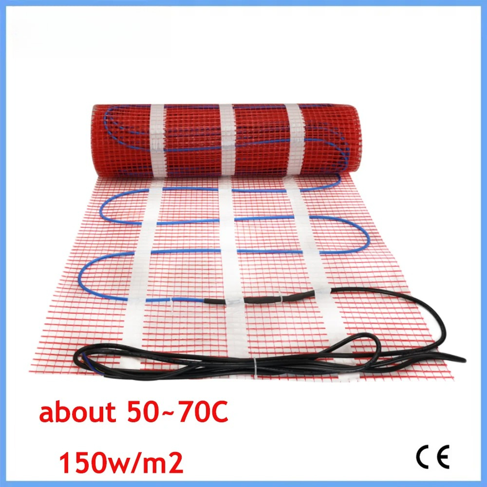 MINCO HEAT 150w/m2 0.5 〜 5m2 暖かい床暖房マットセラミックタイル木製床暖房システム用