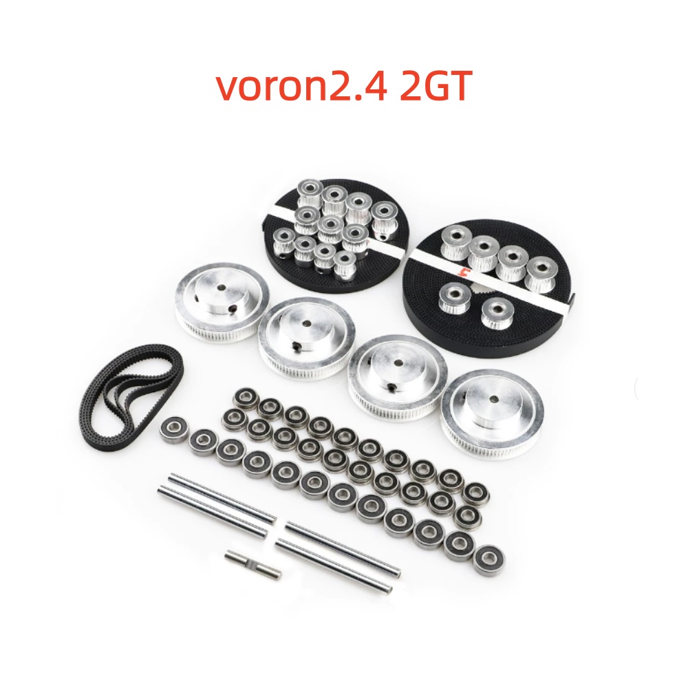 VORON 2.4 R2 セット GT2 LL-2GT RF オープンタイミングベルト 2GT 16T 20T 80T 歯プーリー 2GT-188 RF シャフトベアリング 625 F695 2RS モーション部品