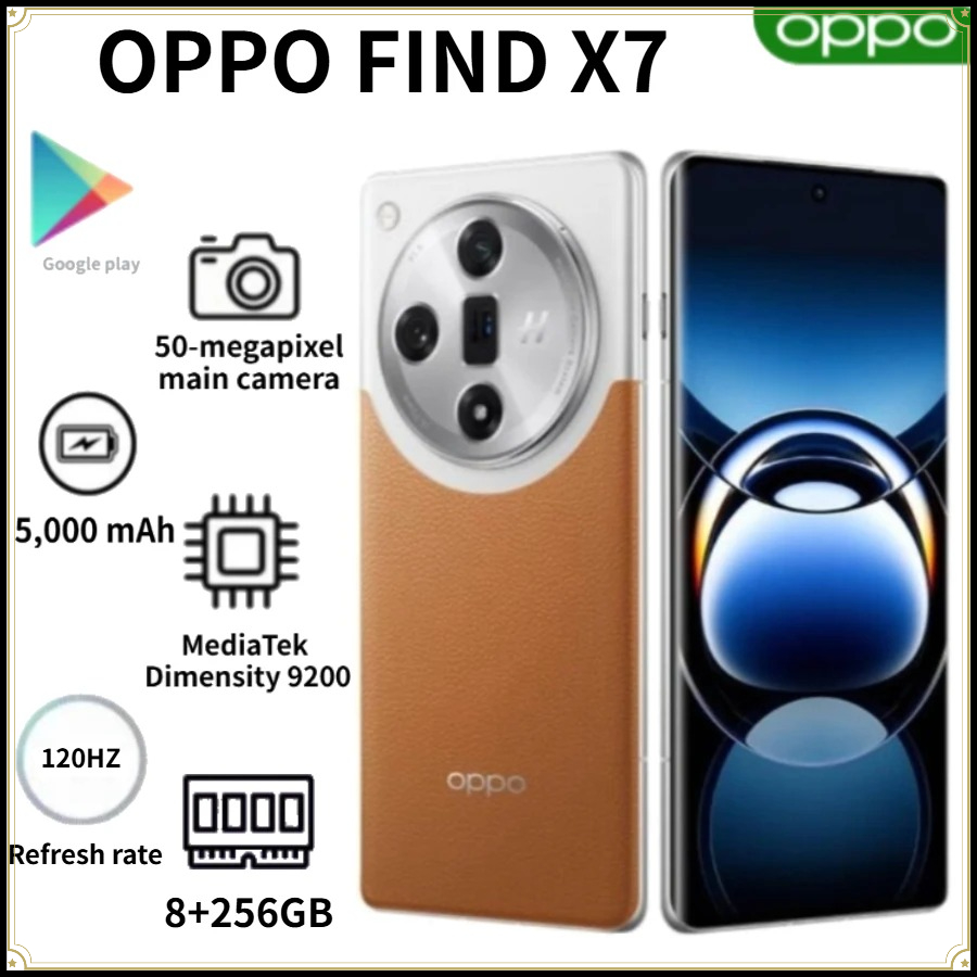 OPPO Find X7 5G スマートフォン Dimensity 9300 6.78" LTPO 120Hz AMOLED 高速充電 5000mAh トリプル 50MP ハッセルブラッド カメラ携帯電話