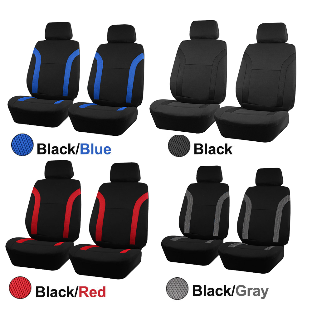 AUTOKING ユニバーサル 2 フロントシートカバーほとんどの車 SUV トラックカーアクセサリーインテリアフロントシートカバー車用