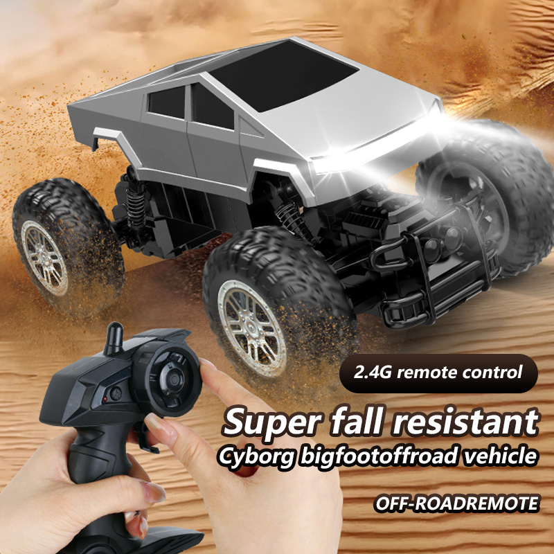 Cyber​​truck RC カー子供のおもちゃ子供用リモートコントロールカー水陸両用トラック 4WD 全地形オフロードピックアップ 1:16 スケール 2.4GHZ
