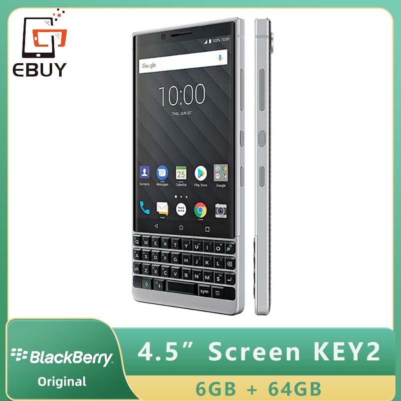 BlackBerry KEY2 4G LTE 携帯電話 4.5 インチ 64GB/128GB ROM 6GB RAM オクタコア Snapdragon 660 オクタコアオリジナル携帯電話