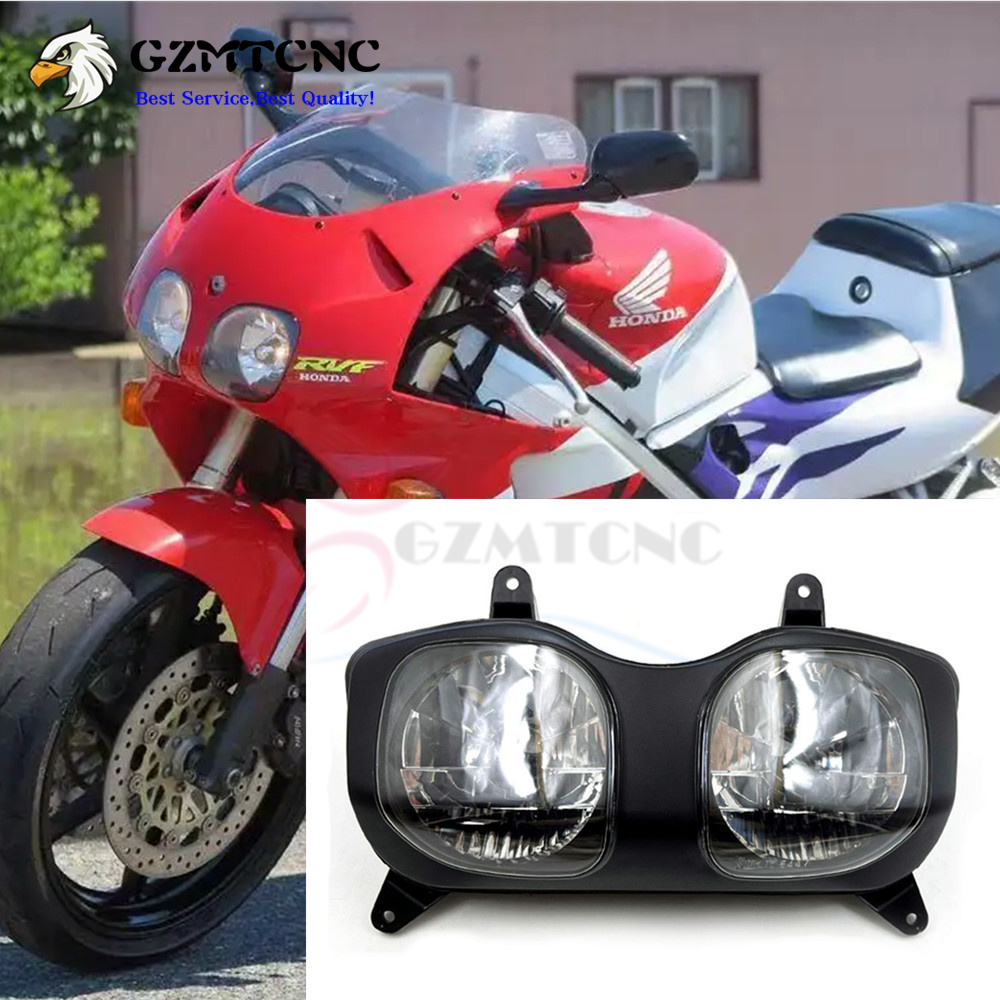 オートバイホンダ RVF400 NC35 1994-1996 1995 94-95-96 RVF 400 NC 35 ヘッドライトヘッドランプアセンブリハウスクリア照明