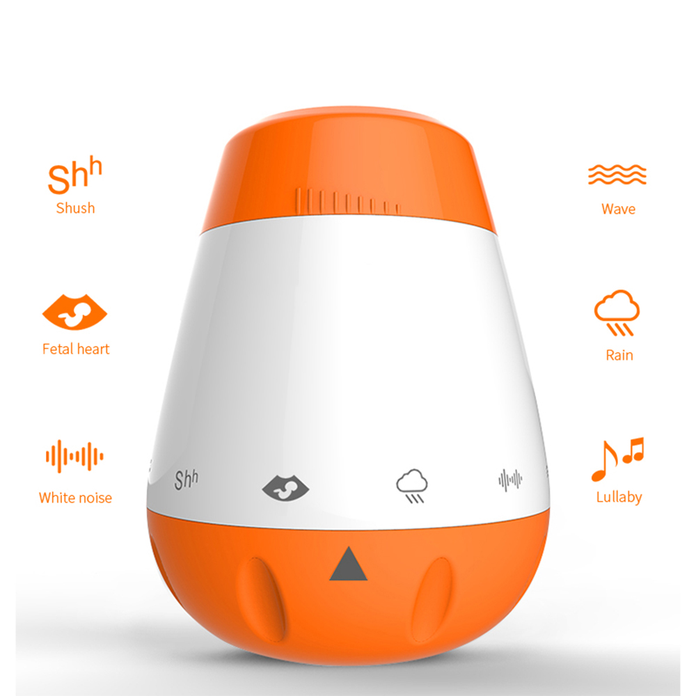 ベビーホワイトノイズマシンスマート音楽音声センサー幼児睡眠不良ヘルパー治療サウンドモニタージェネレーター赤ちゃん大人用