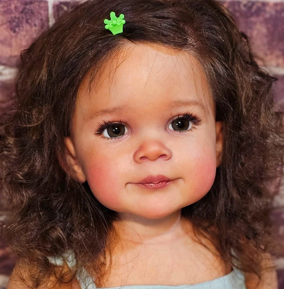 NPK 30 インチ リボーン人形キット Ziva 幼児女の子 - 巨大なサイズ 未完成 未塗装 未組み立て DIY 人形パーツ アーティスト用