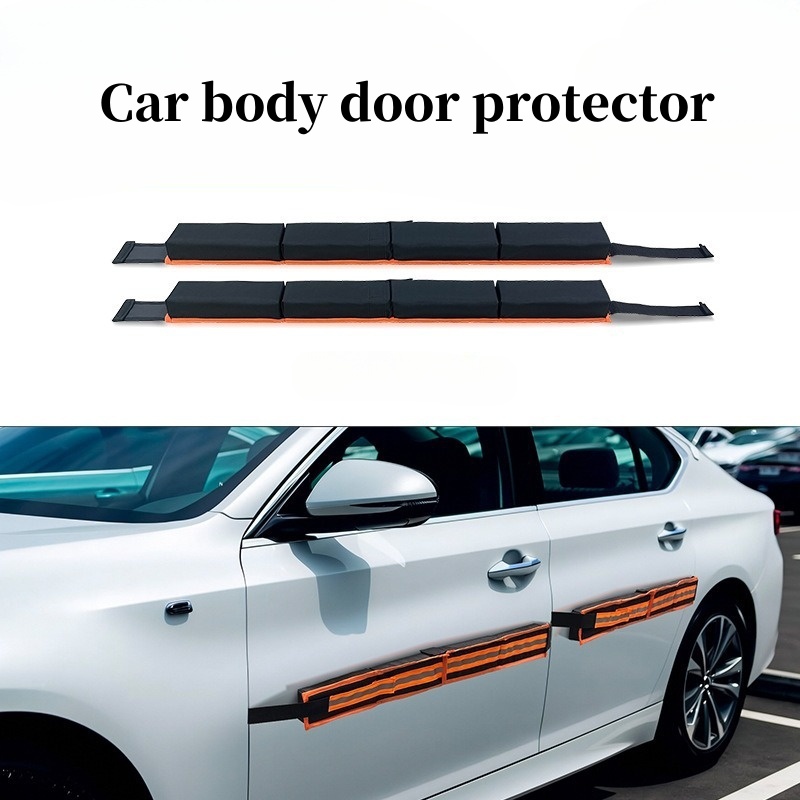 87 センチメートル x 7.5 センチメートル x 4 センチメートル折りたたみ車のドアプロテクターパッドボディサイドエッジガード装飾アンチスクラッチ保護ストリップ便利な保管