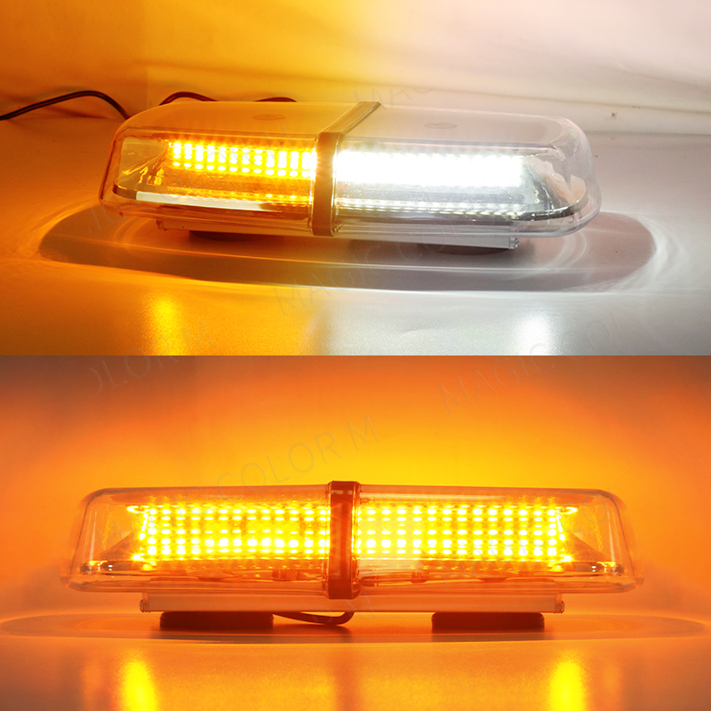 72SMD 車 LED ストロボルーフライト Becaon 警察緊急磁気警告ランプ車両救急車赤青黄白 12V 24V