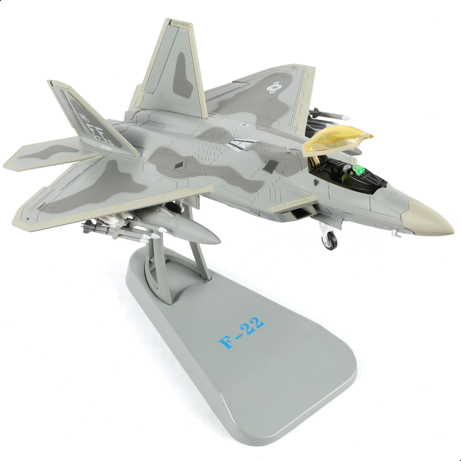 NUOTIE クラシック USA F22 ラプター 1:72 プレビルド合金ダイキャスト航空機ミリタリーディスプレイモデルコレクションギフト FF 27th FS
