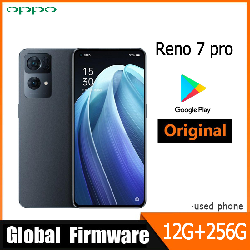 グローバルファームウェア OPPO Reno 7 pro 5G(CPH2293) スマートフォン 12GB 256GB 50MP MTk 寸法 1200-MAX 6.5 インチ ColorOS 12 中古電話機