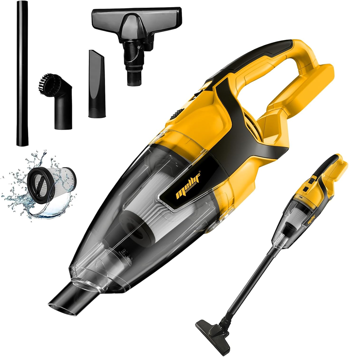 コードレスポータブル集塵機ハンドヘルド掃除機 Dewalt 18V 20V バッテリー家庭用カーペットや車の使用に適合
