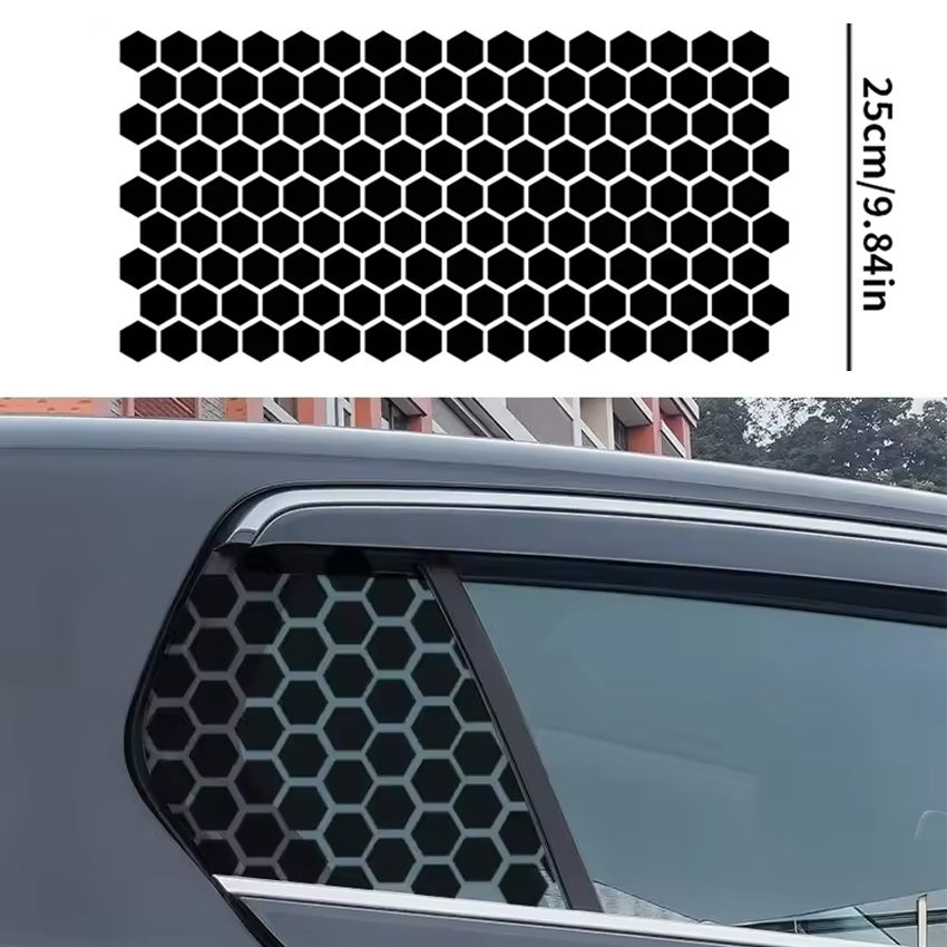 車のステッカーハニカム自動 B ピラーデカール防水傷 DIY センターコラム装飾カバーチューニングカーアクセサリー