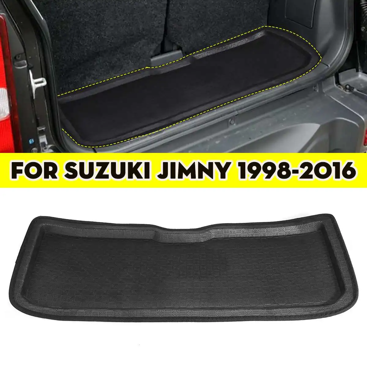 車のカーゴライナーブーツトレイリアトランクカバーマットマットフロアカーペットキックパッド BuickEncore 用スズキジムニー 1998 1999 2000 - 2016