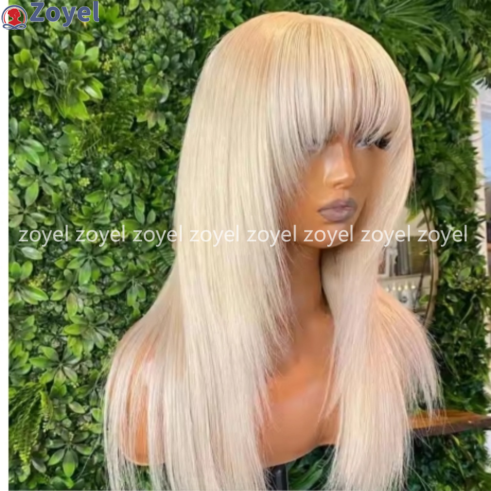 ソフト 26 インチ 180 密度ロング 60 ブロンドカラーシルクストレートレースフロントウィッグ女性のための BabyHair 事前摘み取り耐熱