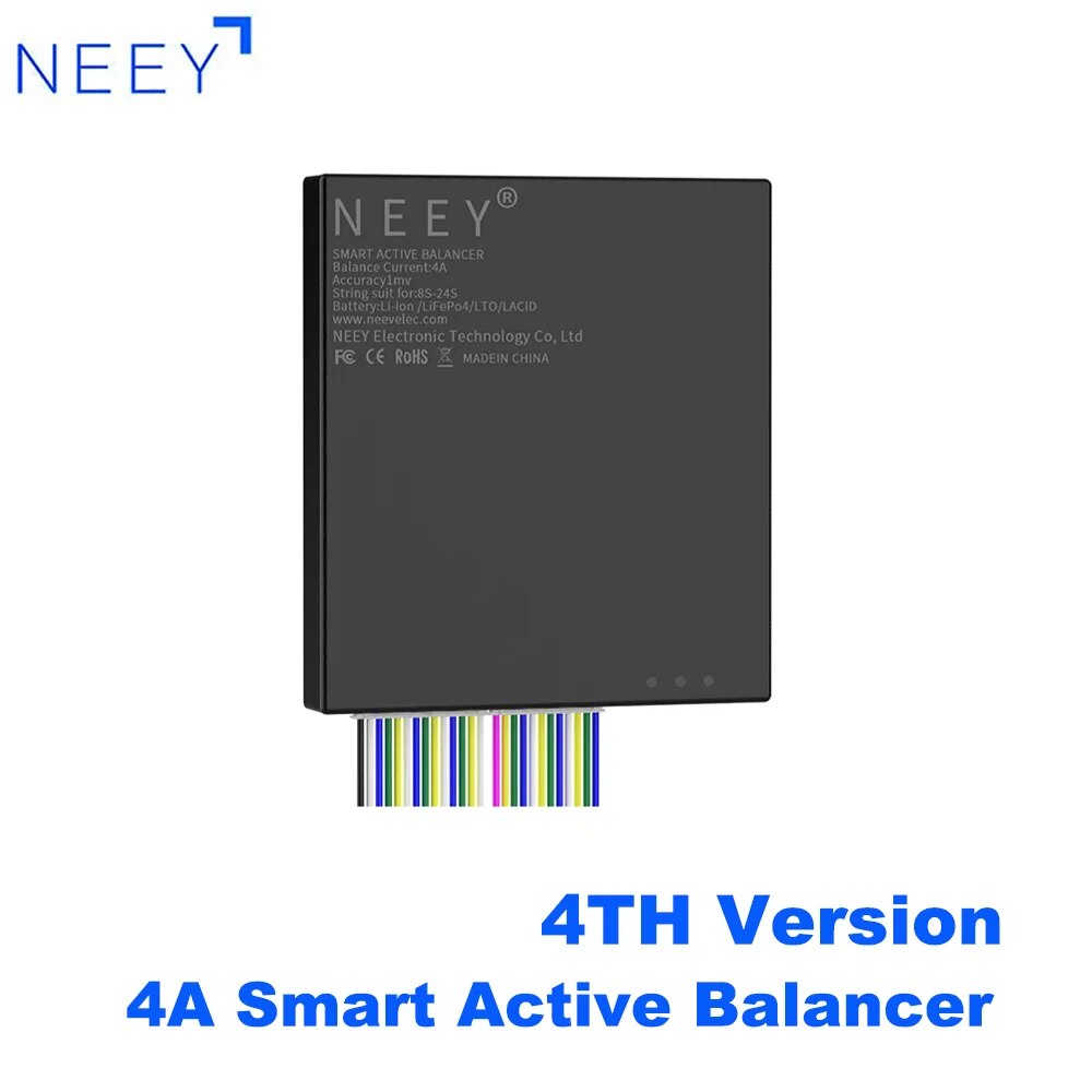 NEEY 4TH バージョン 4A スマートアクティブバランサー 8S 10S 14S 16S 20S 21S 22S 24S Lifepo4 / リチウムイオン/LTO バッテリーイコライゼーション
