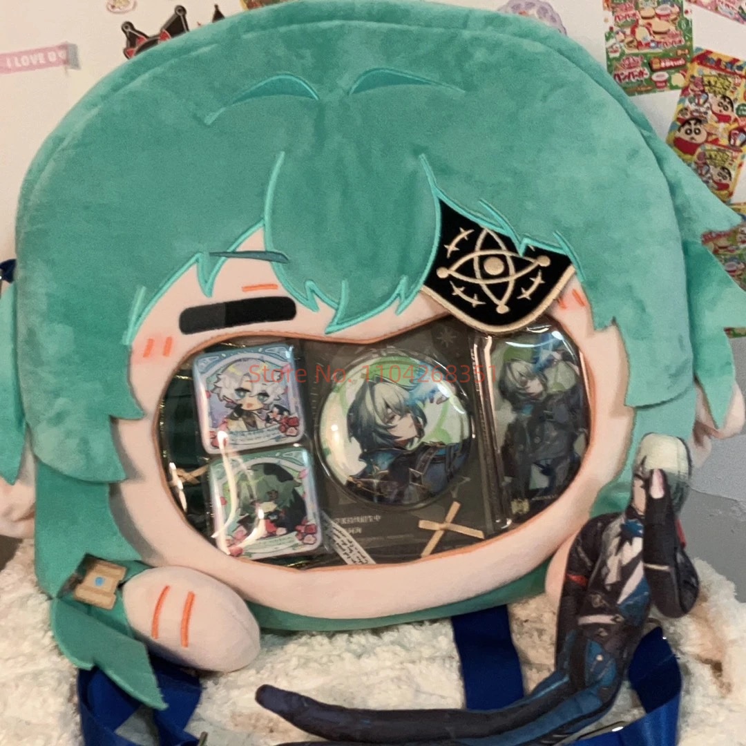 ゲーム Honkai スターレール Anaxa コスプレぬいぐるみバッグ笑い顔透明 Itabag ロリータバックパック漫画 Anaxagoras ショルダーバッグおもちゃ