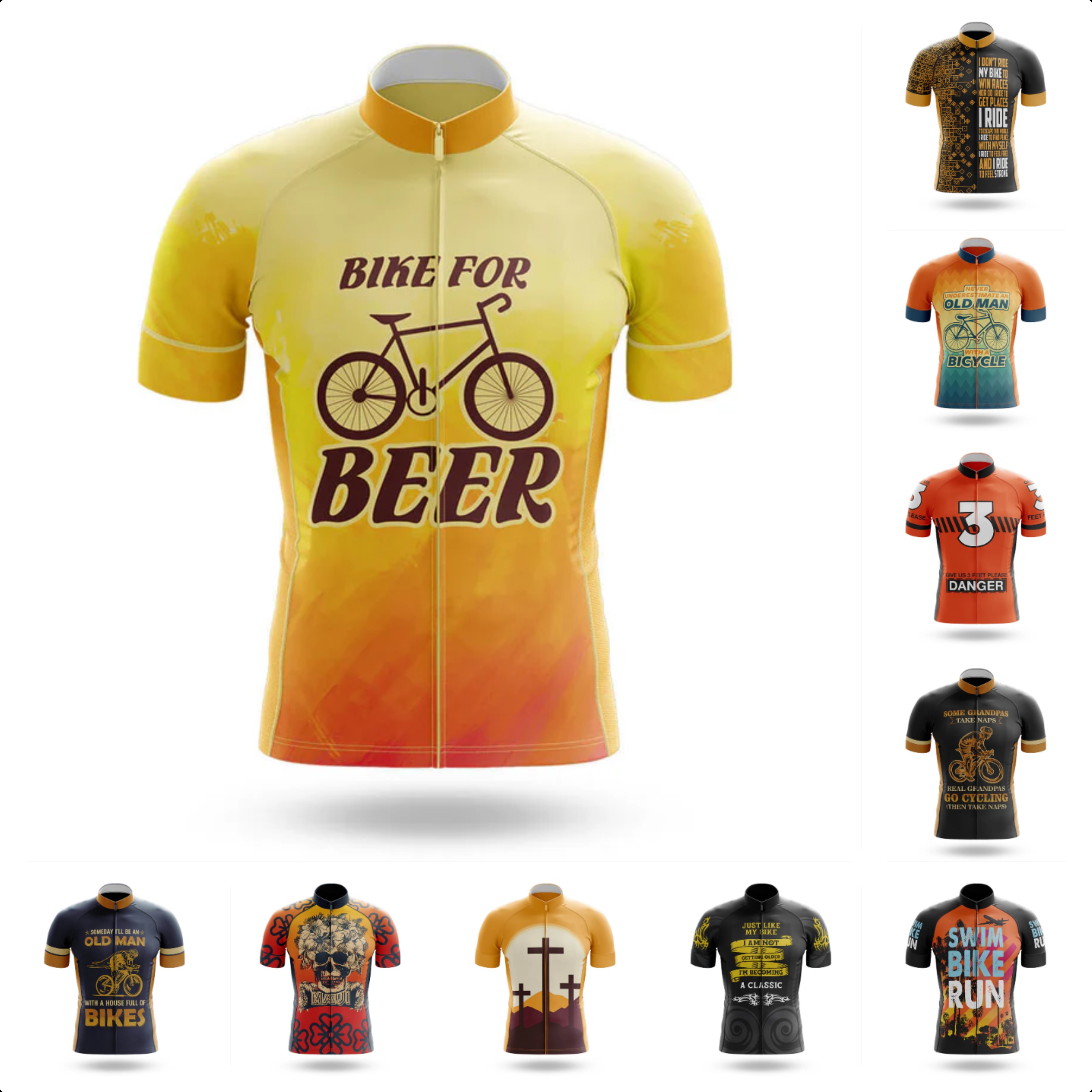 水泳バイク実行サイクリングジャージ服 Mtb 男性衣料品専門のシャツショーツ男性ジャンパー夏バイクジャージよだれかけ