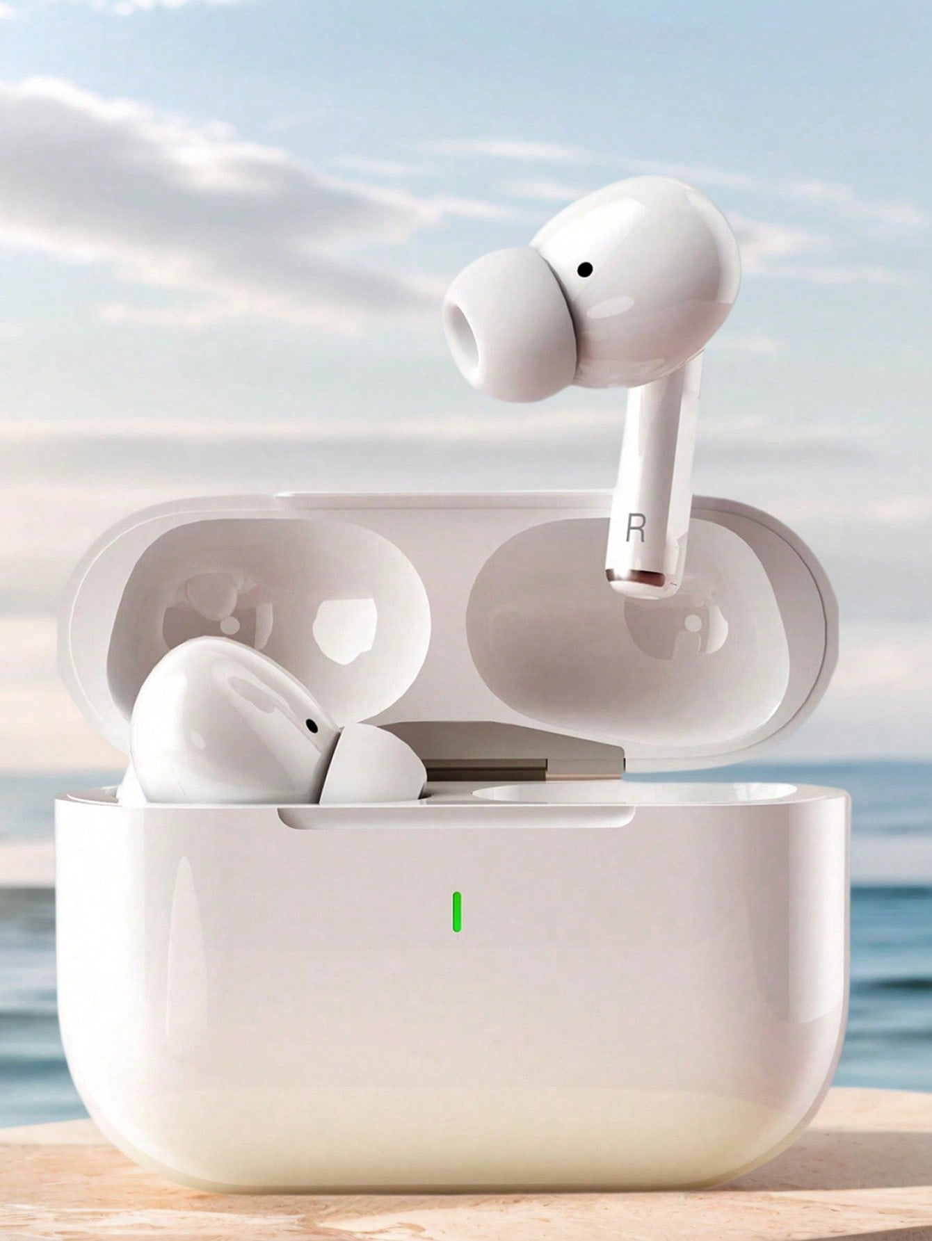 クリアな音質とマイクを備えたワイヤレス Bluetooth イヤホン、安定した Bluetooth 5.3 接続、長いバッテリー寿命、軽量のインイヤーデザイン、日常使用、旅行、音楽鑑賞に最適